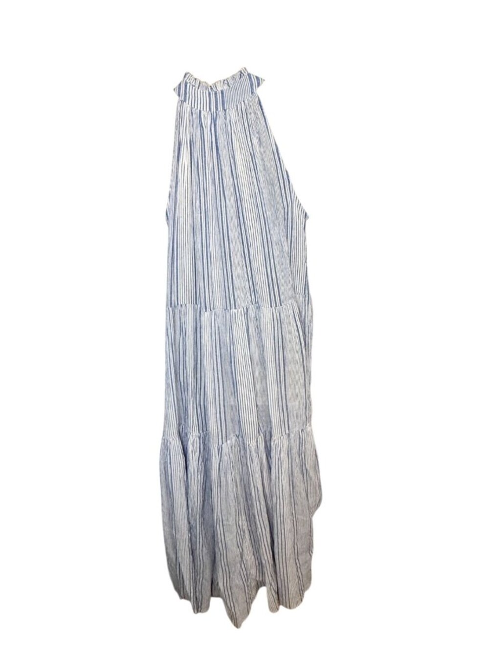 Apiece Apart Nissi Tiers Maxi Dress Blue - Size 2 - Picture 6 of 10